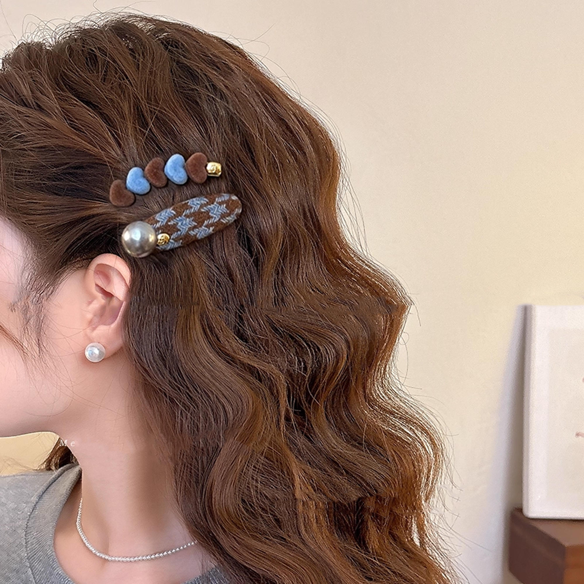 Artoo-Hair clips-Hair Clips for Women, Pearl Hair Claw Clip Strong Hold No Slip,Elegant Hair Barrette Accessories Birthday Thanksgiving Christmas Gift for Girl Styling Thick Thin(2 PCS) - Image 4