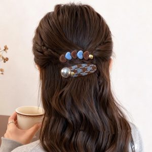 Artoo-Hair clips-Hair Clips for Women, Pearl Hair Claw Clip Strong Hold No Slip,Elegant Hair Barrette Accessories Birthday Thanksgiving Christmas Gift for Girl Styling Thick Thin(2 PCS)